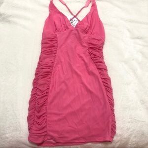 Barbie pink bodycon dress